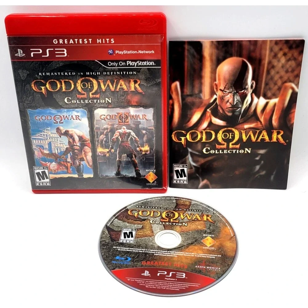 God of War Collection (Sony PlayStation‎ 3, 2009) CIB COMPLETE IN BOX
